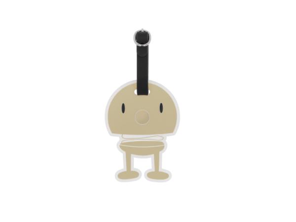 BITZ Hoptimist Bag tag Hoptimist 10.5 x 8 x 0.7 cm Latte