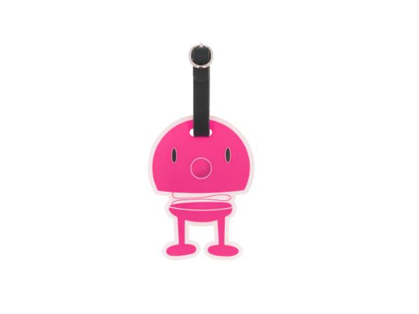 BITZ Hoptimist Bag tag Hoptimist 10.5 x 8 x 0.7 cm Pink