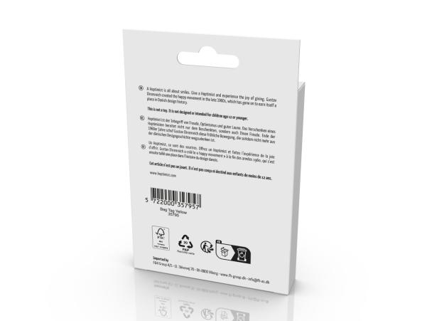 BITZ Hoptimist Bag Tag Hoptimist 10.5 X 8 X 0.7 Cm Yellow