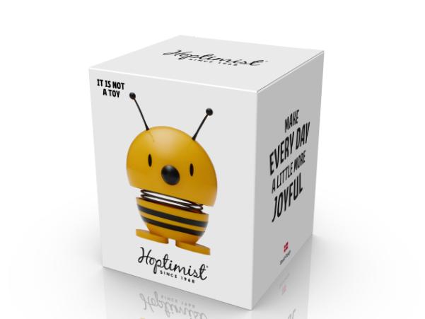 BITZ Hoptimist Bee Hoptimist 4.5 X 5.8 X 6.8 Cm Yellow