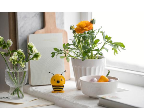 BITZ Hoptimist Bee Hoptimist 4.5 X 5.8 X 6.8 Cm Yellow