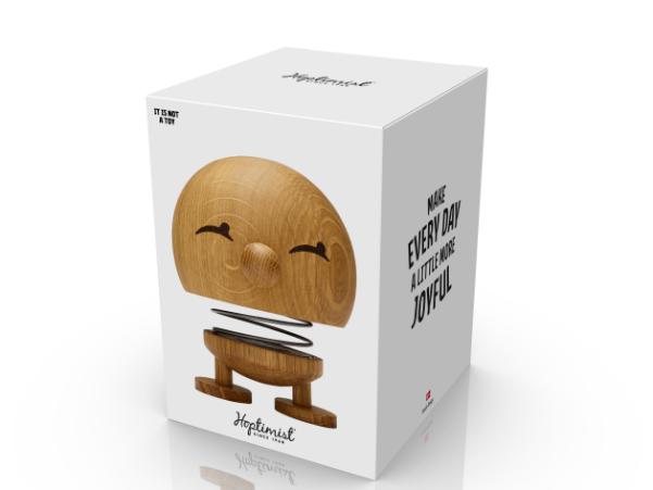 BITZ Hoptimist Bimble Hoptimist 10 X 10 X 14 Cm L Oak