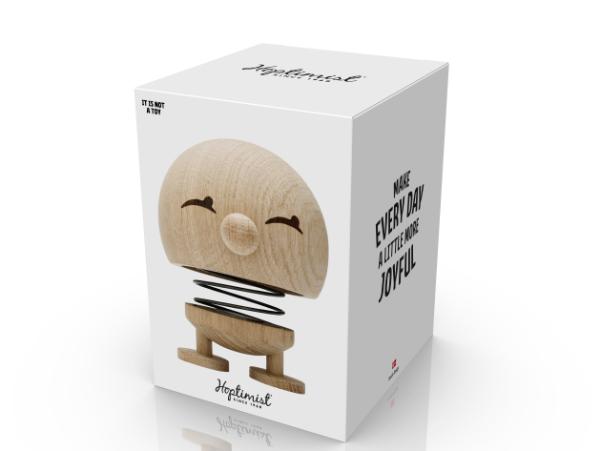 BITZ Hoptimist Bimble Hoptimist 10 X 10 X 14 Cm L Raw Oak
