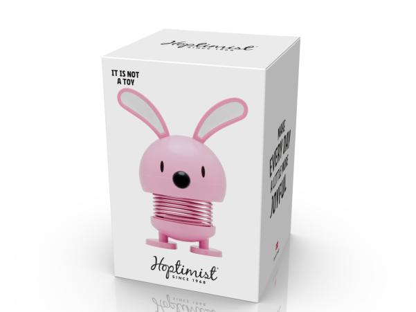 BITZ Hoptimist Bunny Hoptimist 7.5 X 5.8 X 9 Cm Light Red
