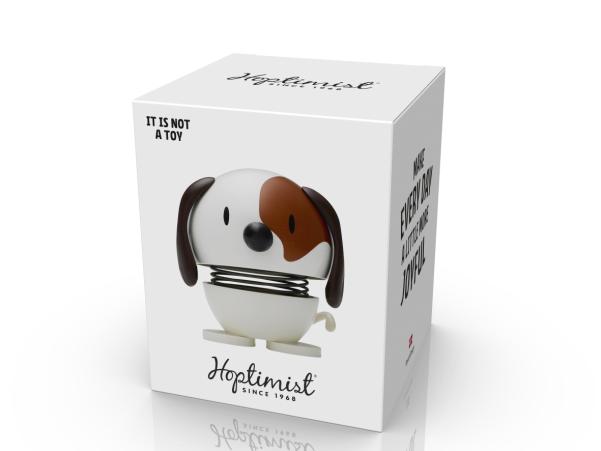 BITZ Hoptimist Dog Hoptimist 5.5 X 5.9 X 6.9 Cm White