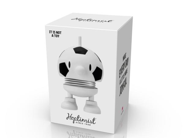 BITZ Hoptimist Football Bumble Hoptimist 4.5 X 5.8 X 7.6 Cm S White