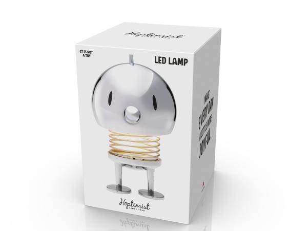 BITZ Hoptimist LED Lamp Hoptimist 10 X 10 X 15 Cm L Chrome
