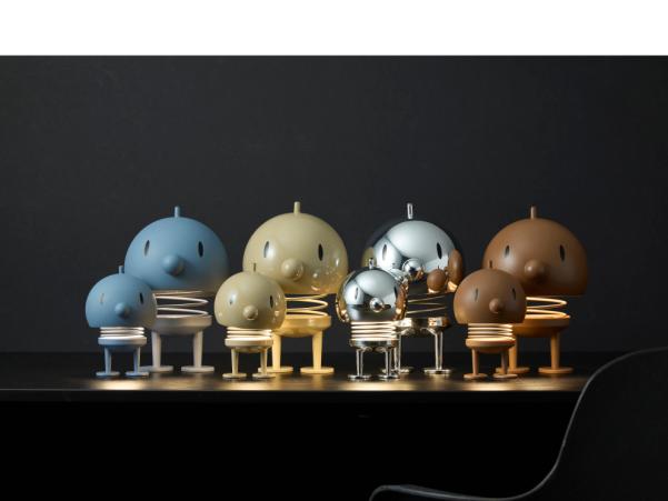 BITZ Hoptimist LED Lamp Hoptimist 10 X 10 X 15 Cm L Chrome