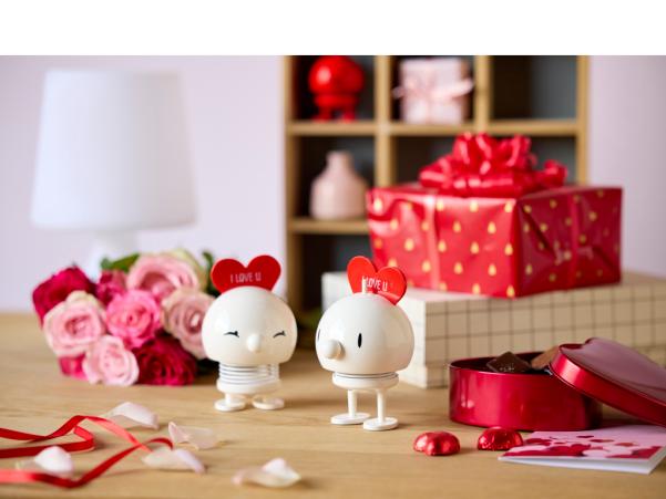 BITZ Hoptimist Love Bimble Hoptimist 4.5 X 5.8 X 8.7 Cm S White