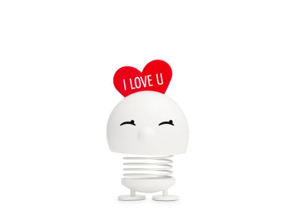 BITZ Hoptimist Love Bimble Hoptimist 7.5 x 8.5 x 12 cm M White