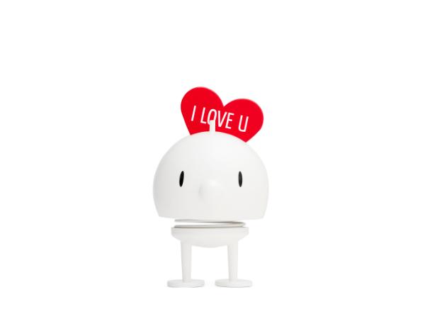 BITZ Hoptimist Love Bumble Hoptimist 7.5 x 8.5 x 12 cm M White
