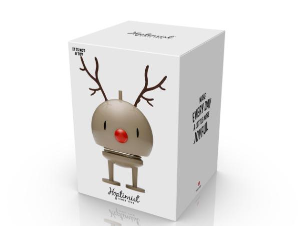 BITZ Hoptimist Reindeer Bumble Hoptimist 10.2 X 8.5 X 14 Cm M Latte