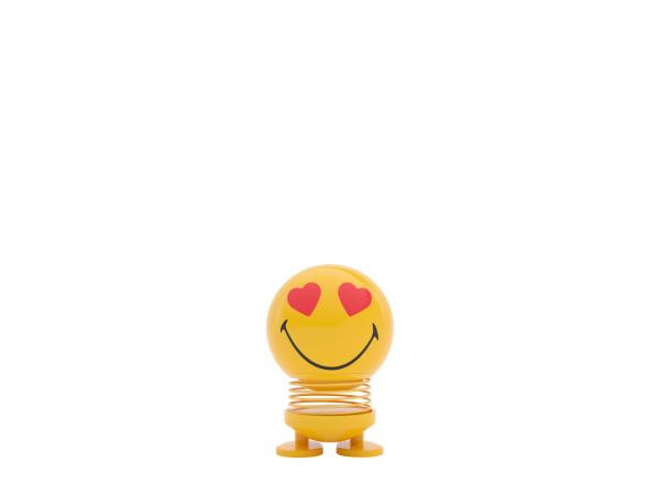 BITZ Hoptimist Smiley Love Hoptimist 4.5 x 5.6 x 6.6 cm S Yellow