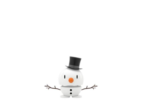 BITZ Hoptimist Snowman Hoptimist 9.5 x 5.9 x 7.8 cm S White