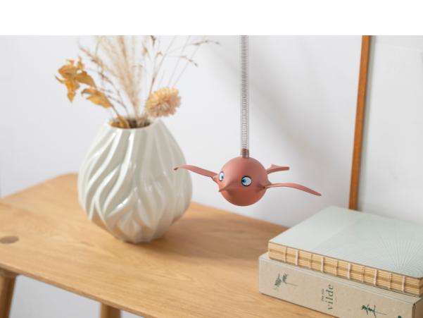 BITZ Hoptimist Soft Birdie Hoptimist 16.5 X 12.6 X 5.9 Cm M Ruby