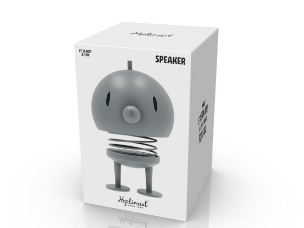 BITZ Hoptimist Soft Bumble Speaker 10 X 10 X 15 Cm L Soft Grey