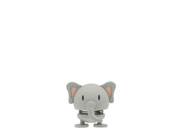BITZ Hoptimist Soft Elephant Hoptimist 4.5 x 5.8 x 7.6 cm S Grey