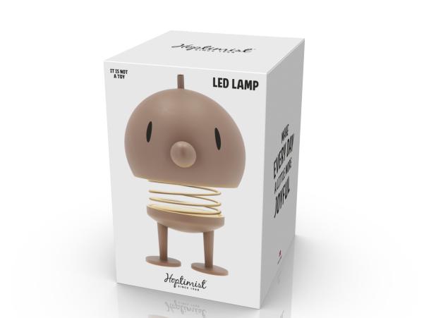 BITZ Hoptimist Soft LED Lamp Hoptimist 10 X 10 X 15 Cm L Choko
