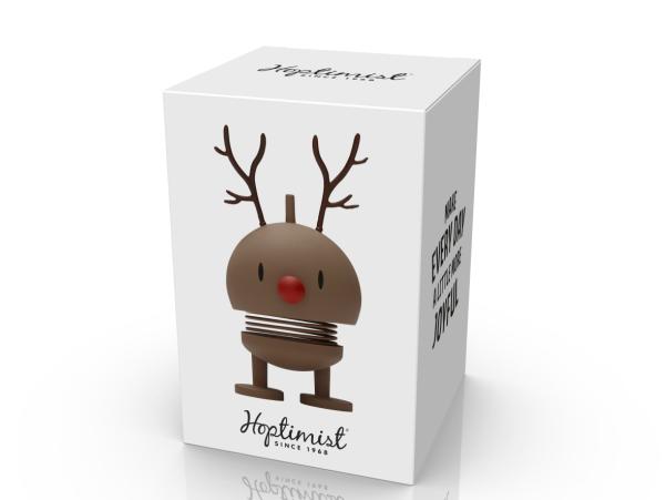 BITZ Hoptimist Soft Reindeer Bumble Hoptimist 6.4 X 5.9 X 9.5 Cm S Choko