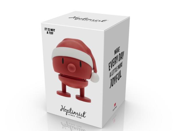 BITZ Hoptimist Soft Santa Bumble Hoptimist 5.9 X 6.1 X 7.2 Cm S Red
