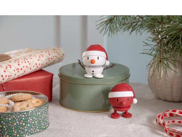 BITZ Hoptimist Soft Santa Bumble Hoptimist 5.9 X 6.1 X 7.2 Cm S Red