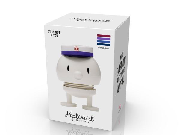 BITZ Hoptimist Student Bumble Hoptimist 4.5 X 5.9 X 7.5 Cm S White