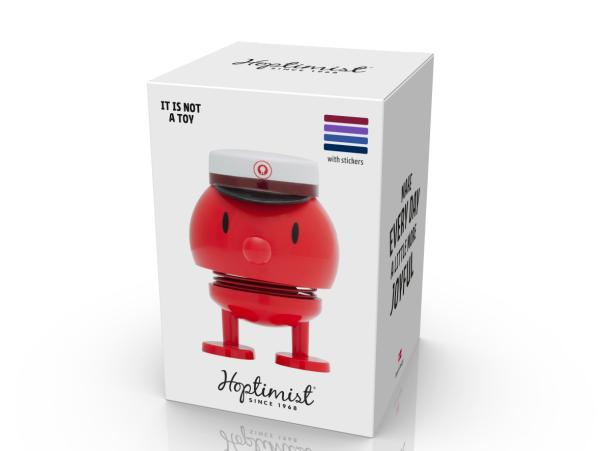 BITZ Hoptimist Student Bumble Hoptimist 4.5 X 5.9 X 7.5 Cm S Red