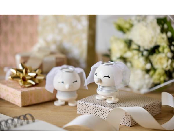 BITZ Hoptimist Wedding Bride Hoptimist 5 X 5 X 7 Cm White