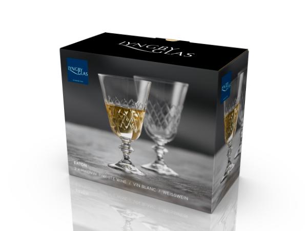 BITZ Lyngby Glas Eaton White Wine Glass 23 Cl 2 Pcs