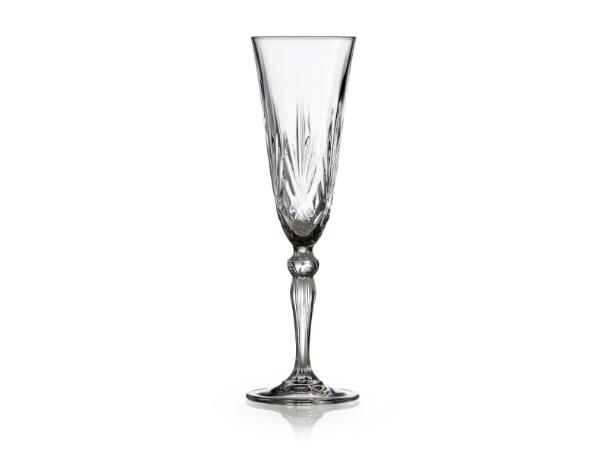 BITZ Lyngby Glas Krystal Melodia Champagne Glass 16 Cl 4 Pcs