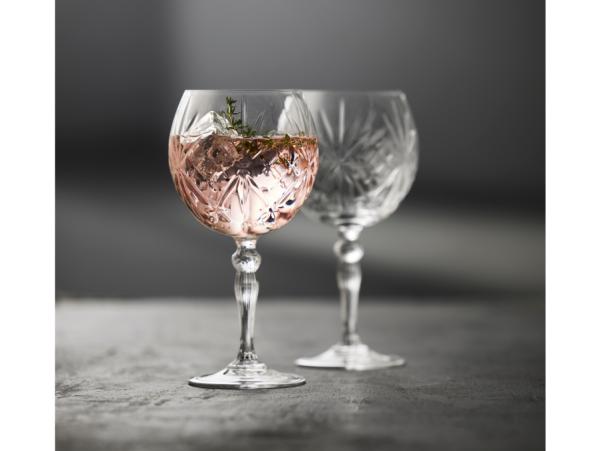 BITZ Lyngby Glas Krystal Melodia Gin & Tonic Glass 65 Cl 4 Pcs