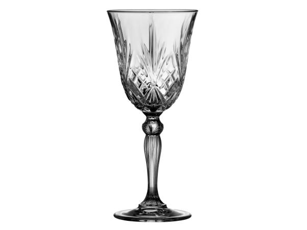 BITZ Lyngby Glas Krystal Melodia Red Wine Glass 27 Cl 4 Pcs Clear
