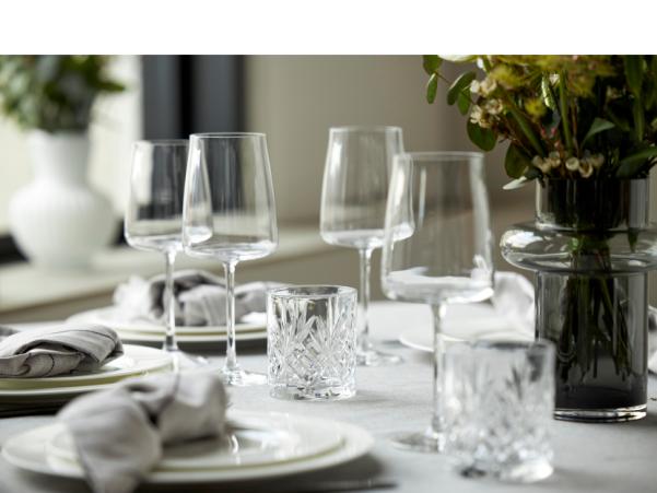 BITZ Lyngby Glas Krystal Melodia Whisky Glass 31 Cl 6 Pcs