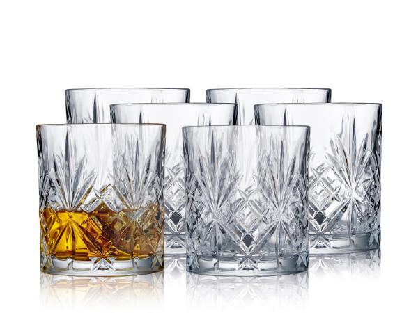 BITZ Lyngby Glas Krystal Melodia Whisky glass 31 cl 6 pcs