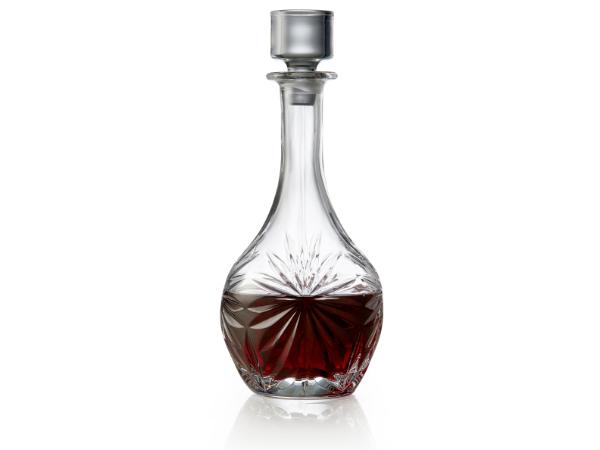 BITZ Lyngby Glas Krystal Melodia Wine carafe 1 liter Clear