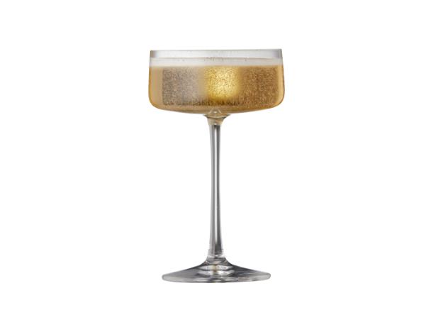 BITZ Lyngby Glas Krystal Zero Champagne Bowl 26 Cl 4 Pcs