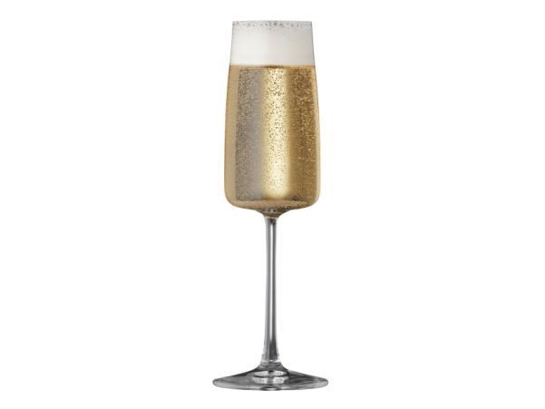 BITZ Lyngby Glas Krystal Zero Champagne Glass 30 Cl 4 Pcs