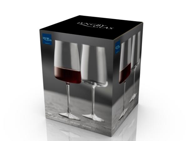 BITZ Lyngby Glas Krystal Zero Red Wine Glass 54 Cl 4 Pcs