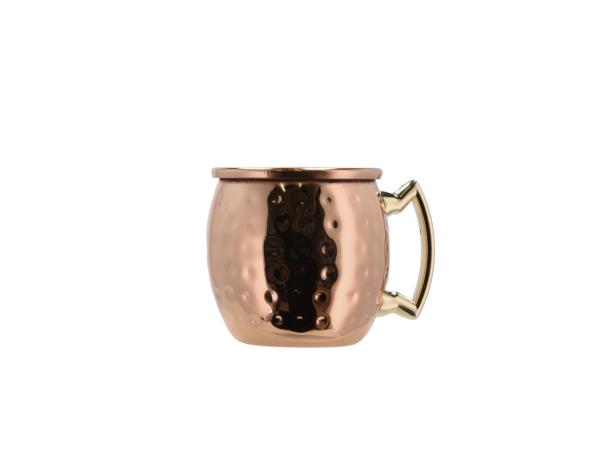 BITZ Lyngby Glas Moscow Mule Mini Shot Glass 8 Cl 4 Pcs Copper/Steel