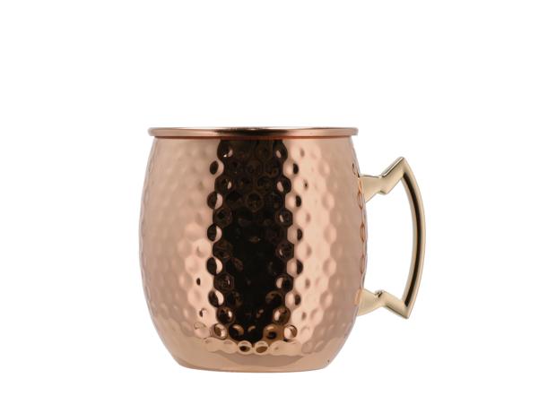 BITZ Lyngby Glas Moscow Mule Mug 55 Cl 2 Pcs. Copper