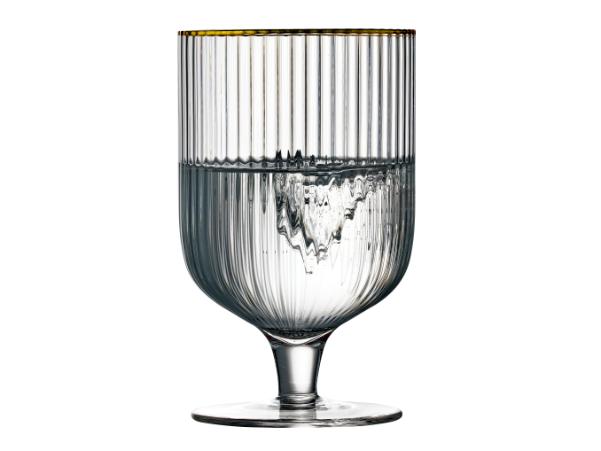 BITZ Lyngby Glas Palermo Gold Wine Glass 30 Cl 4 Pcs