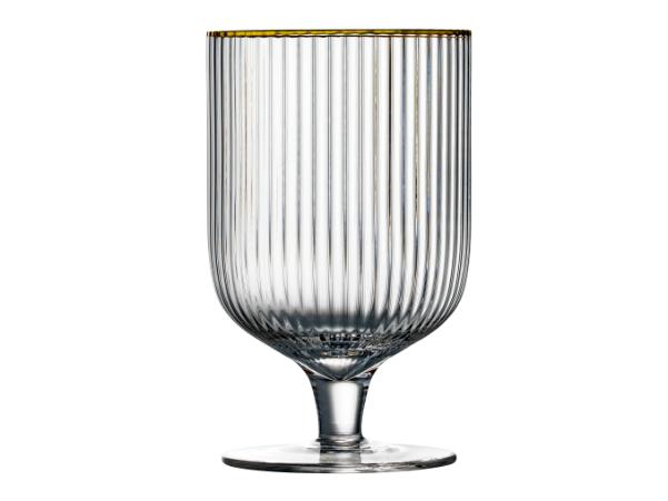 BITZ Lyngby Glas Palermo Gold Wine Glass 30 Cl 4 Pcs