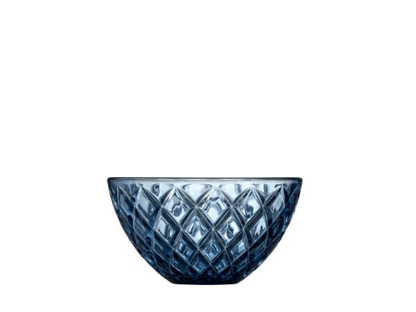 BITZ Lyngby Glas Sorrento Bowl Dia 12 Cm 4 Pcs Blue