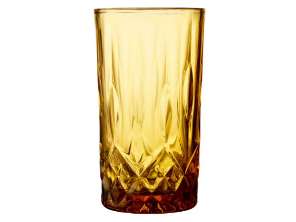 BITZ Lyngby Glas Sorrento Highball 38 Cl 4 Pcs Amber