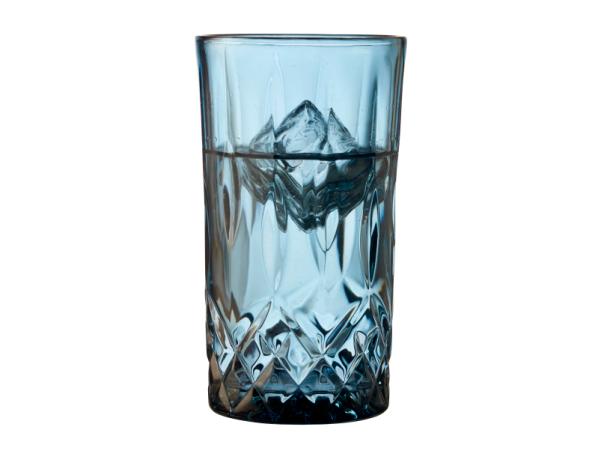 BITZ Lyngby Glas Sorrento Highball 38 Cl 4 Pcs Blue