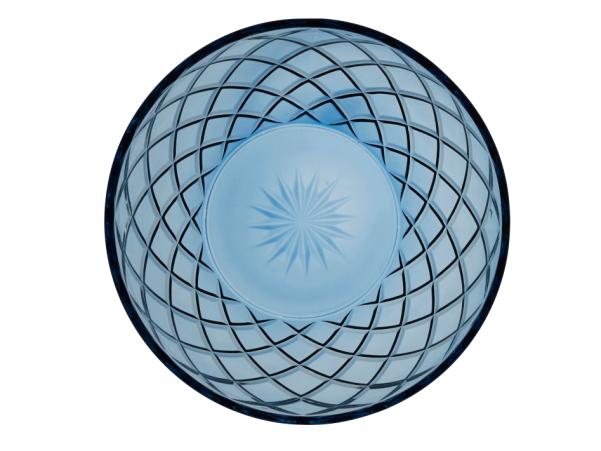 BITZ Lyngby Glas Sorrento Salad Bowl Dia 24 Cm Blue
