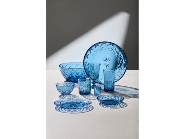 BITZ Lyngby Glas Sorrento Shot Glass 4 Cl 4 Pcs Blue