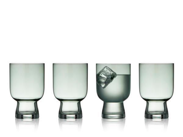 BITZ Lyngby Glas Sorrento Water glass 30 cl 4 pcs Green