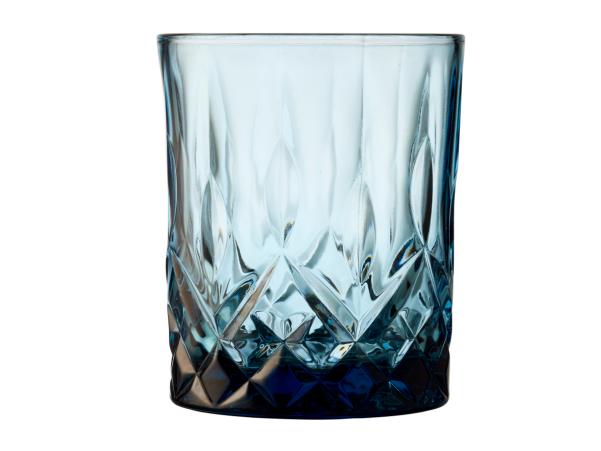 BITZ Lyngby Glas Sorrento Whisky Glass 32 Cl 4 Pcs Blue