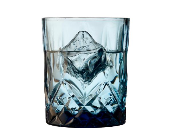 BITZ Lyngby Glas Sorrento Whisky Glass 32 Cl 4 Pcs Blue